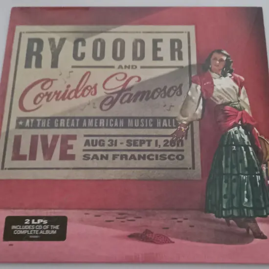 Ry Cooder And Corridos Famosos, Live In San Francisco (Sealed Album)